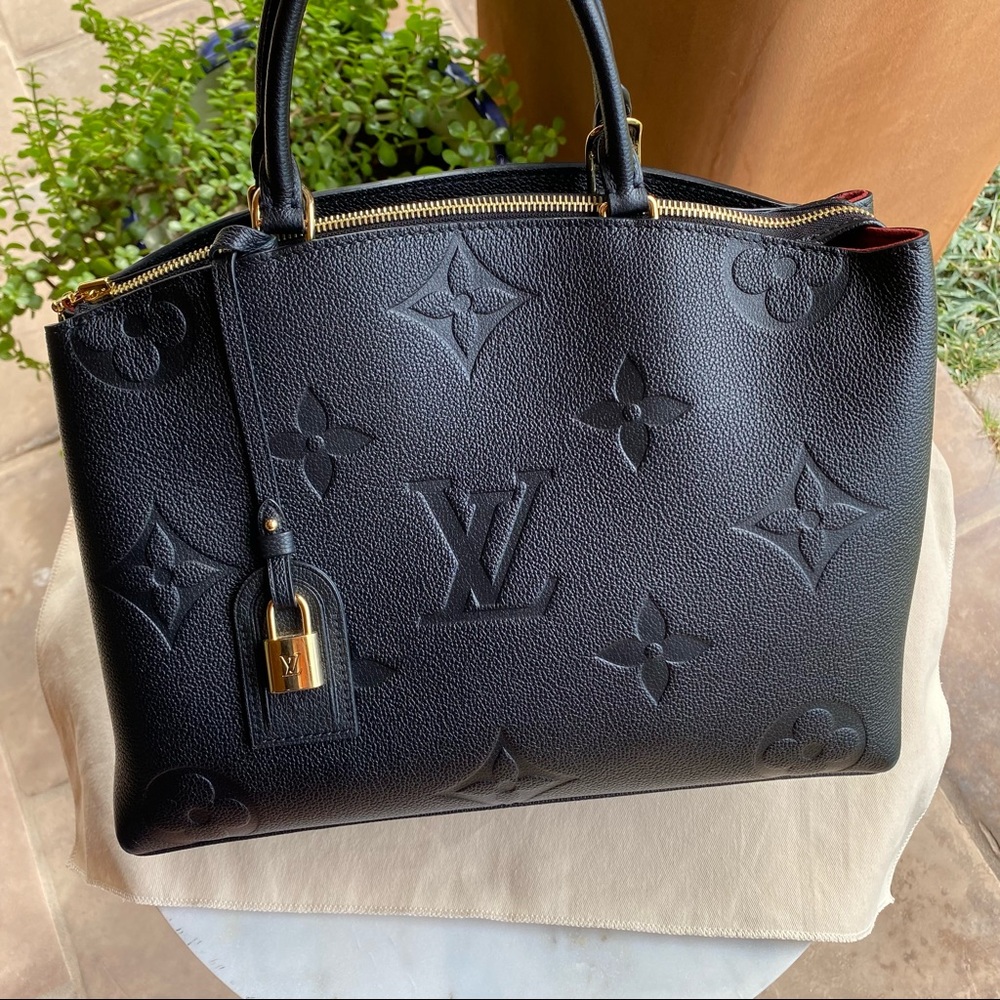 SOLD Louis Vuitton Grand Palais Black Empreinte Leather Tote - Picture 3 of 16